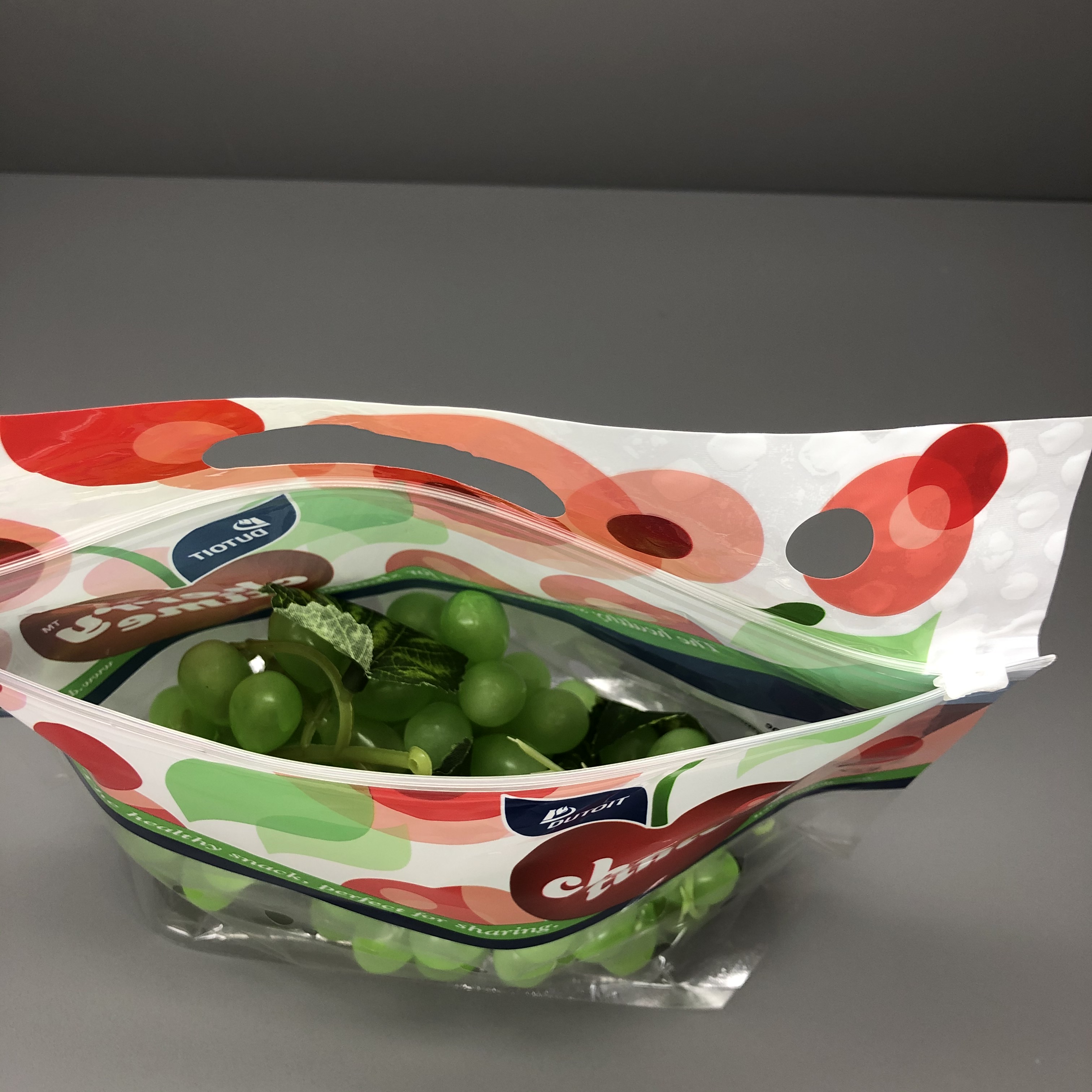 Good Printing Zipper Top Plastic Bag Fresh Keeping Fruit Vegetable Cherry Bag