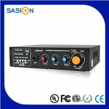 2 ways power input mixer audio PC 220v mini amplifier