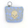 Skull flower style PU coin purse