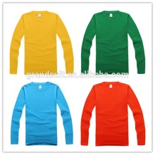 Summer and winter fashion men printing long sleeve top casual tee shirt