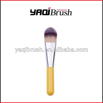 cruelty free foundation brushes, cute mini foundation brush,yellow handle