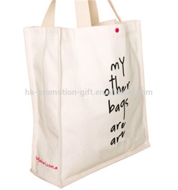 gold supplier portable plain cotton tote bag, plain eco cotton bags, cheap 100% recycled cotton tote bags