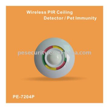 CE Certification Wireless Ceiling PIR Motion Detection Alarm