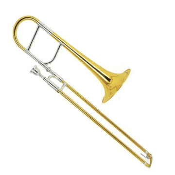 Popular grade gold lacquer Tone Eb Junior Alto Trombone