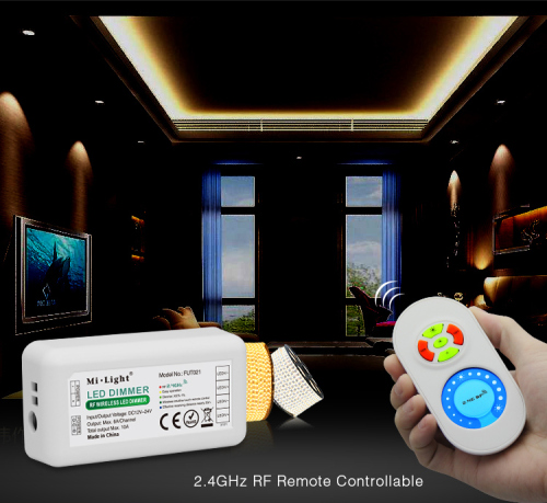 RF Brightness Adjusting LED Touching Remote Control System