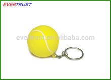 promotional custom key chain tennis ball keychain hot sale key chain