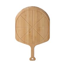 Lightweight Wooden Pizza Peel and Cutting Board