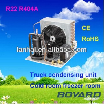condensing unit with compressor rotativo horizontal for truck transportation refrigeration