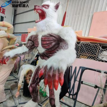 Customize Moving Ghost White Haired Werewolf