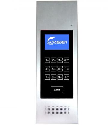 Wireless GSM 3G Audio door intercom flush mounted