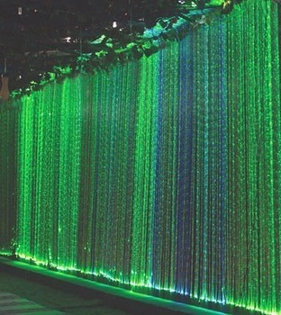 Indoor graphical water curtain