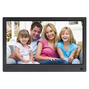 15.6-Inch Digital Photo Frame 1080P HD LED Advertising Machine IPS Full-View HDMI Digital Photo Album(EU Plug)