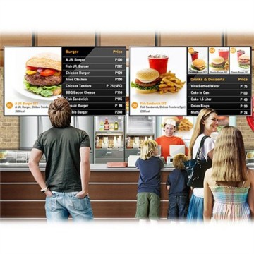 Semi Outdoor Digital Menu Board