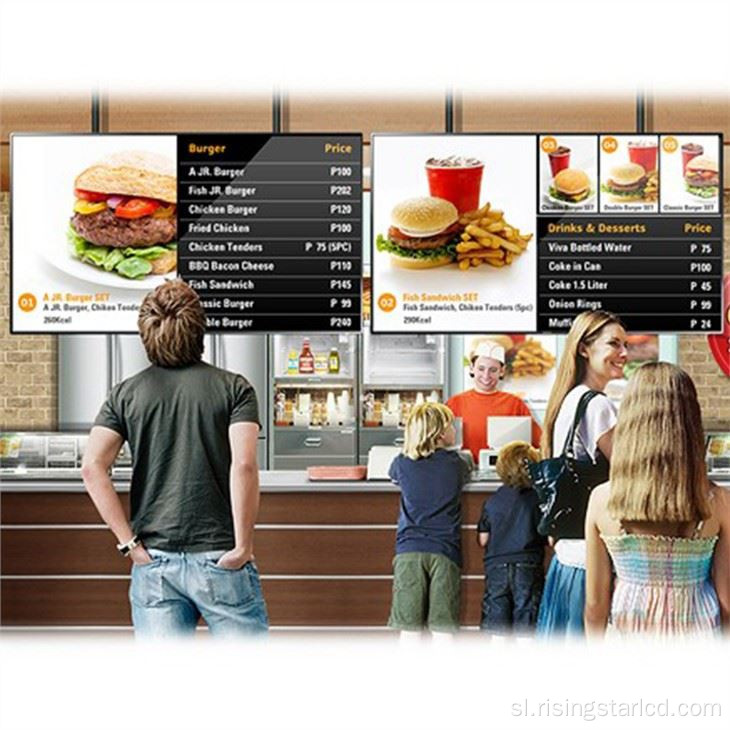 SelI Outdoor Digital Meni Board