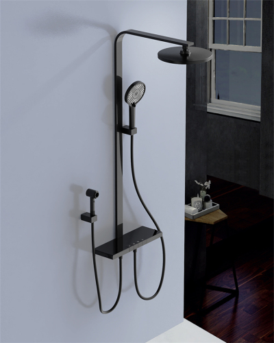 Big shower mixer & thermostatic shower set