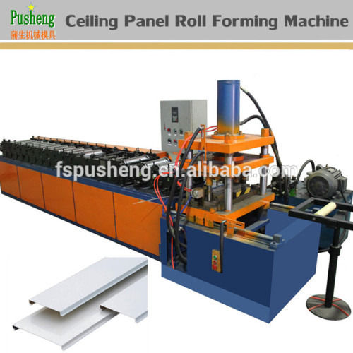 Interlocking Aluminum Ceiling Panel Roll Forming Machine