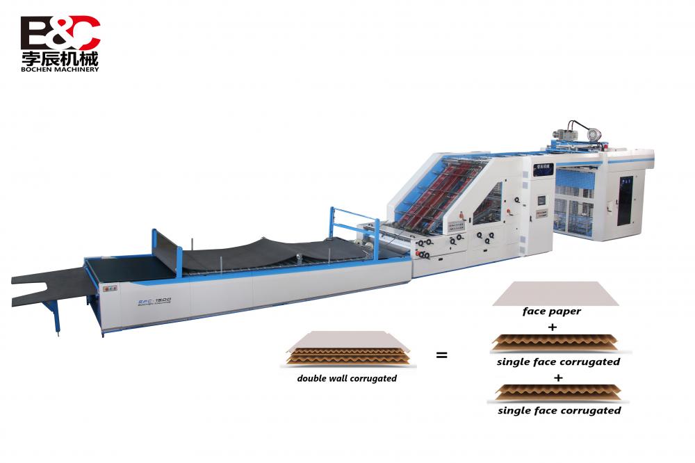 Corrugator cardboard laminator Sheet Flute