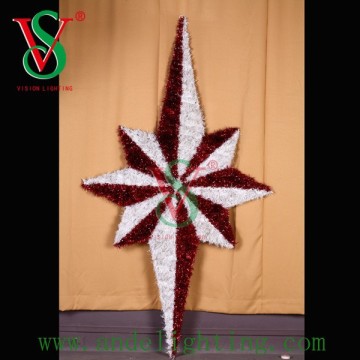 High quality LED 3D star motif light christmas garland light