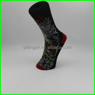 Mens custom cartoon elite socks