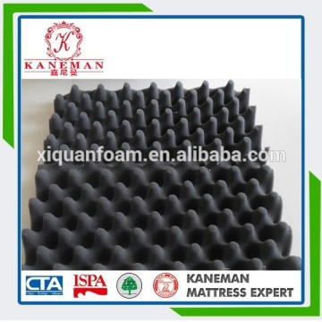 Convoluted foam egg shape foam