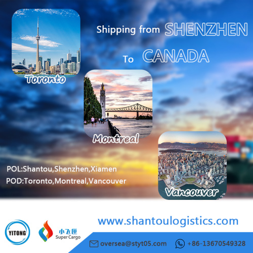 Verzending van Qingdao naar Vancouver Canada