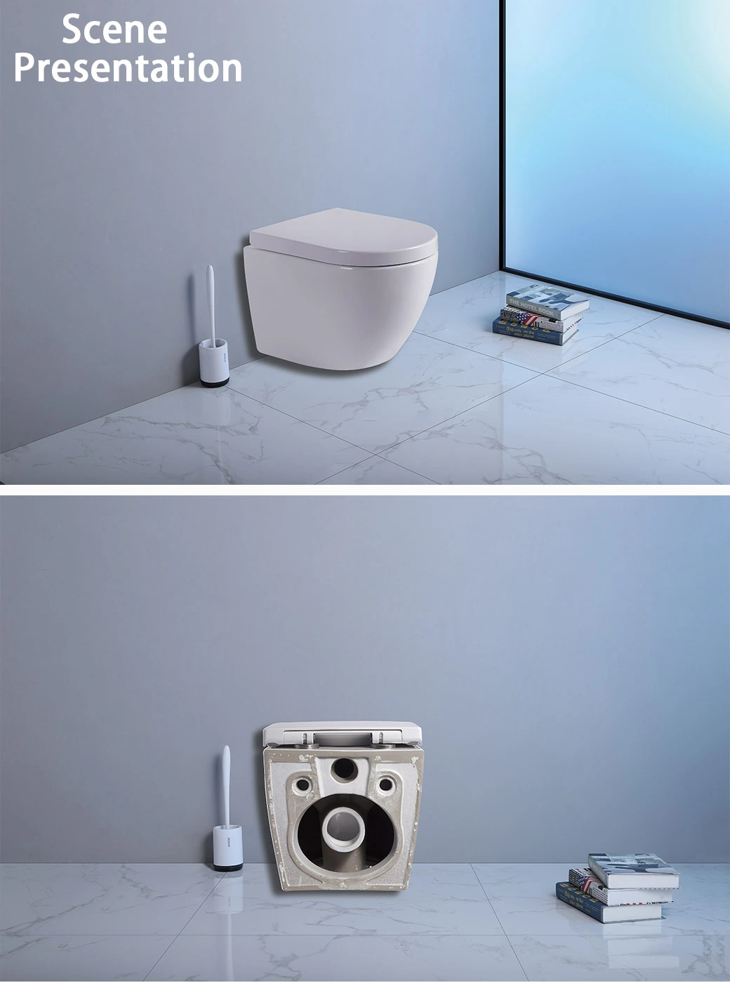 Sanitary Ware Bathroom Water Closet Ceramic Wc Wall Hung Toilet