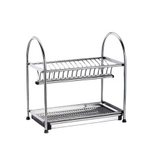 CHUZHILE Two Layer Multi-Functional Stainless Steel Dish Rack