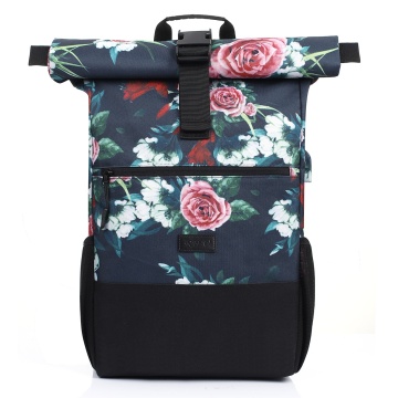 hot sales custom logo wholesale rolltop rucksack roll top backpack for women