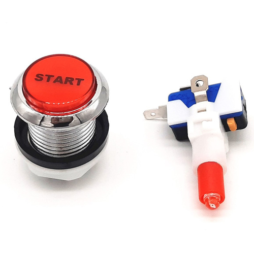 Custom Words Arcade Push Button 33mm With Led