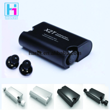 Small Wireless Stereo Bluetooth Headphone with Microphone With Charge Cradle For iPhone 7 Sweatproof Noise Cancelling