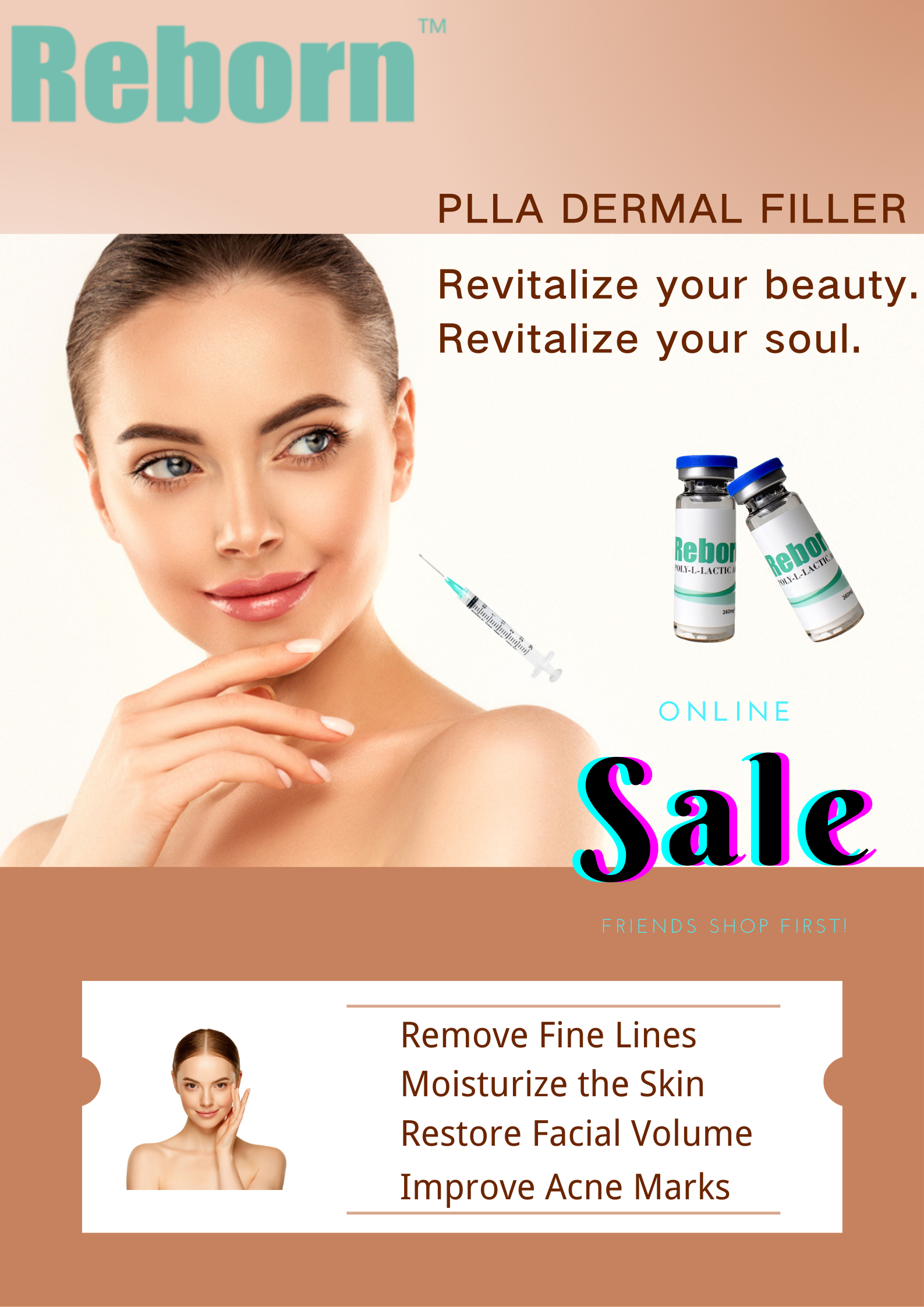 Reborn PLLA Dermal Filler on line sales