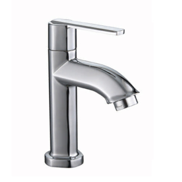 High-Arc Single-Handle Bathroom Faucet with Drain Assembly