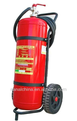 Wheeled Fire Extinguisher with ABC powder