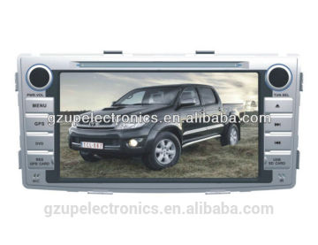 Touch screen In Dash car stereo multimedia DVD player for Toyota Hilux 2012 with GPS Bluetooth, toyota hilux dvd player
