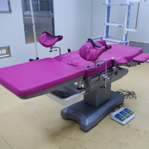 Gynecological birth operating bed