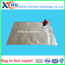 Food grade 3 liter red wine bag