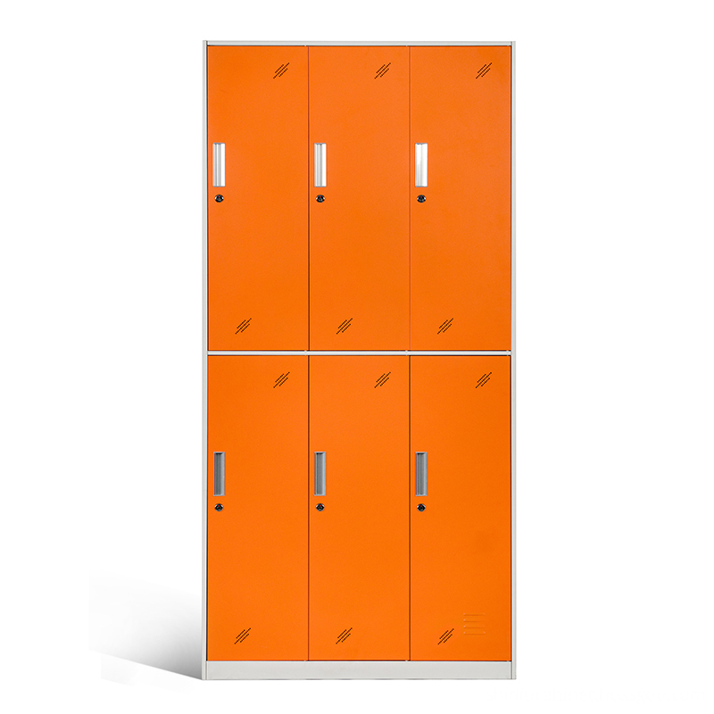 6 Compartment Locker with Shelf and Hanger