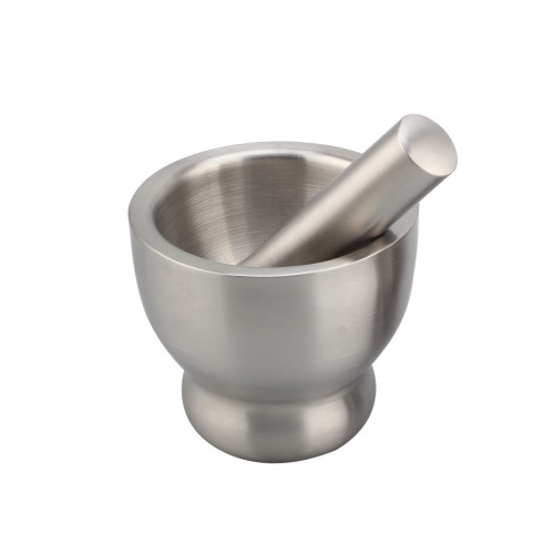 Heavy-duty Stainless Steel Mortar and Pestle Set
