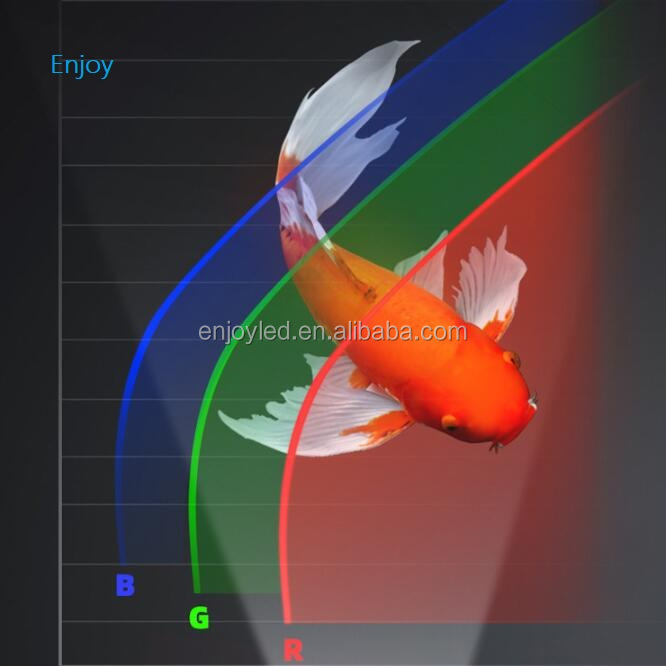 Led lamp for aquarium fish tank diving waterproof light low light RGB remote control light