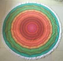 Microfiber Printed Beach Cloths with Tassels