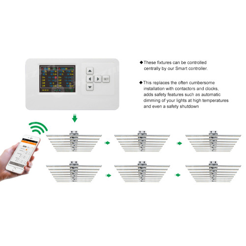 800W -LED -Wachstumsstangen für vertikale Gartenarbeit