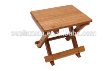Stylish And Compact Folding Bamboo Beach Stool