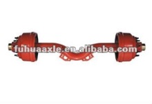 truck and trailer drop center axle