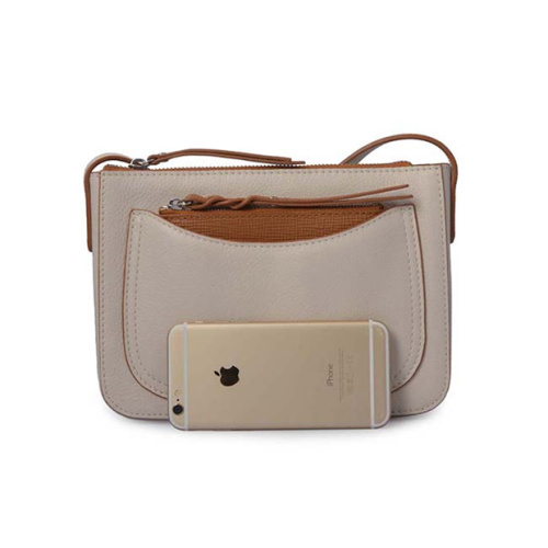 Weibliche Kupplungen Handtasche Beige Milisente Abendtasche