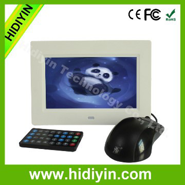 7" sex digital photo frame software lcd digital photo viewer