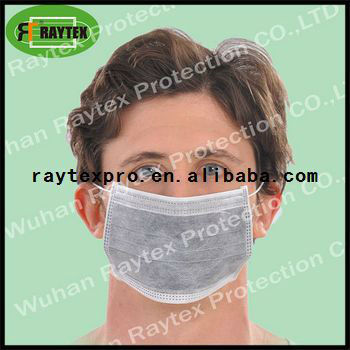 Disposable Polypropylene Face Mask with Active Carbon