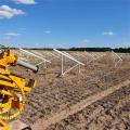 Pilhas de parafuso para base de suportes fotovoltaicos solares