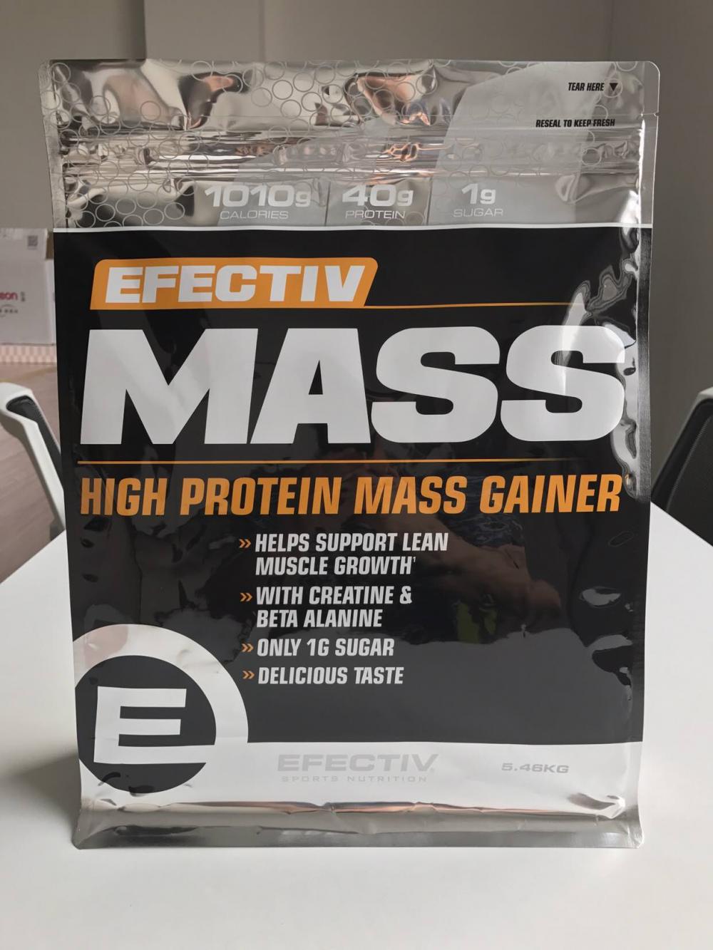 Flat Bottom Pouch For Protein Powder