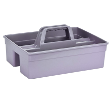 Plastic hand Tool basket Supply car Cleaning box 3-Compartment plastic tool organizer with Handle