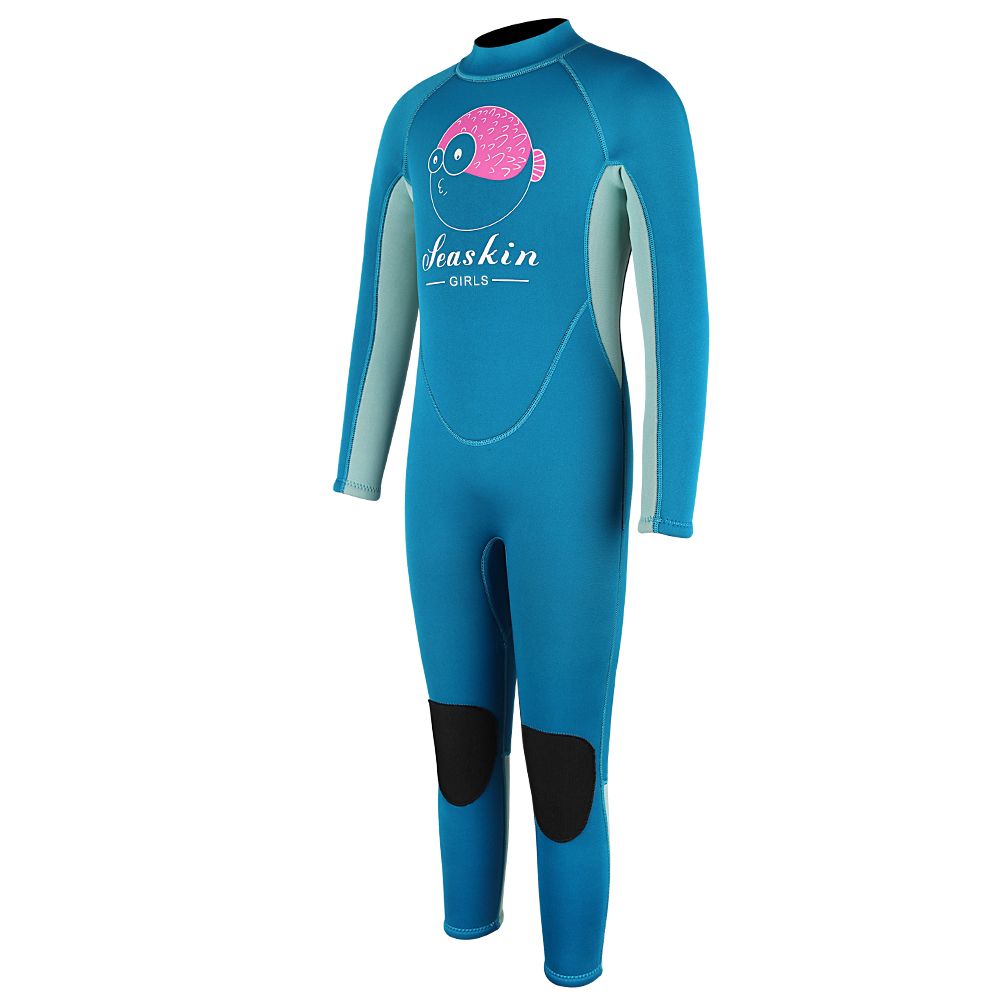 Seaskin lange wetsuits voor kinderen voor Scube